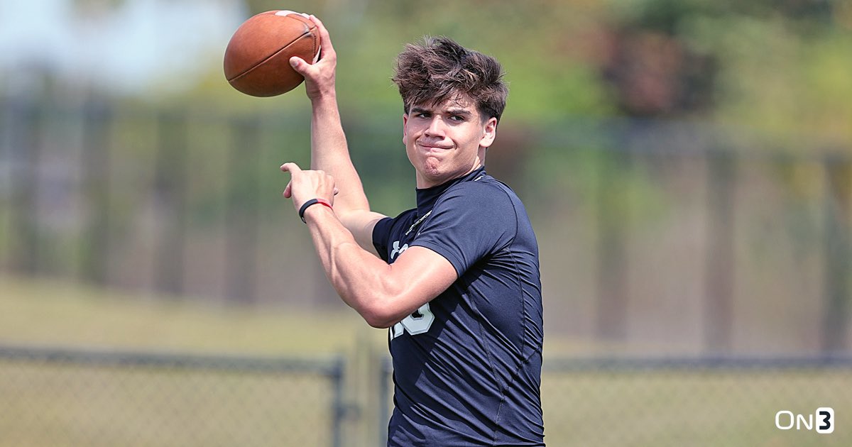 The nation’s No. 3 QB in the ‘26 class visited #Alabama last weekend, and spoke highly of his time on campus.

“I don’t really have an order, but they’re definitely high up there.”

🗞: on3.com/teams/alabama-… (On3+)

#RollTide