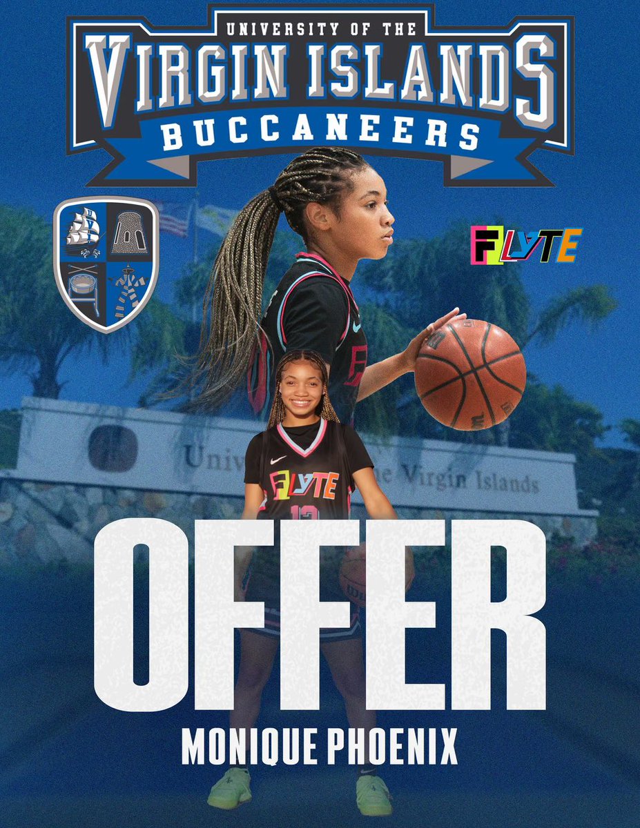 Monique Phoenix (@mphoenix_08) on Twitter photo I'm very blessed and grateful to receive My First offer from The University of the Virgin Islands. Thank you to Coach Cooper for seeing greatness in me. I look forward to seeing the campus soon. #GoBuccaneers <a href="/CoachSCooper23/">Coach S. Cooper</a> <a href="/TexasFlyteClub/">TexasFlyteClub</a> I'm very blessed and grateful to receive My First offer from The University of the Virgin Islands. Thank you to Coach Cooper for seeing greatness in me. I look forward to seeing the campus soon. #GoBuccaneers <a href="/CoachSCooper23/">Coach S. Cooper</a> <a href="/TexasFlyteClub/">TexasFlyteClub</a>