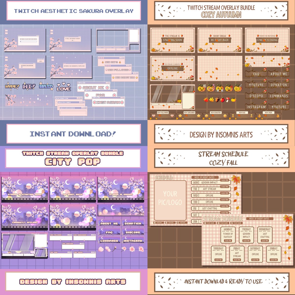 etsy.me/3vkGtme via <a href="/Etsy/">Etsy</a> 

🌇🌞🌼🌻BIG SUMMER SALE IN MY ETSY SHOP!! 🌻🌼🌞🌇

25% Off Animated Stream Overlays, Emotes, Badges and more! 

🌞CHECK IT OU!! 🌞