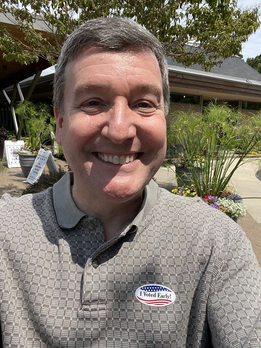 My first time taking advantage of early voting for this Tuesday’s Michigan primary.  It was convenient and quick- I’ll definitely early vote in November too. The primary is important to select the candidates for November- so please get out and VOTE, Michigan! #vote #puremichigan