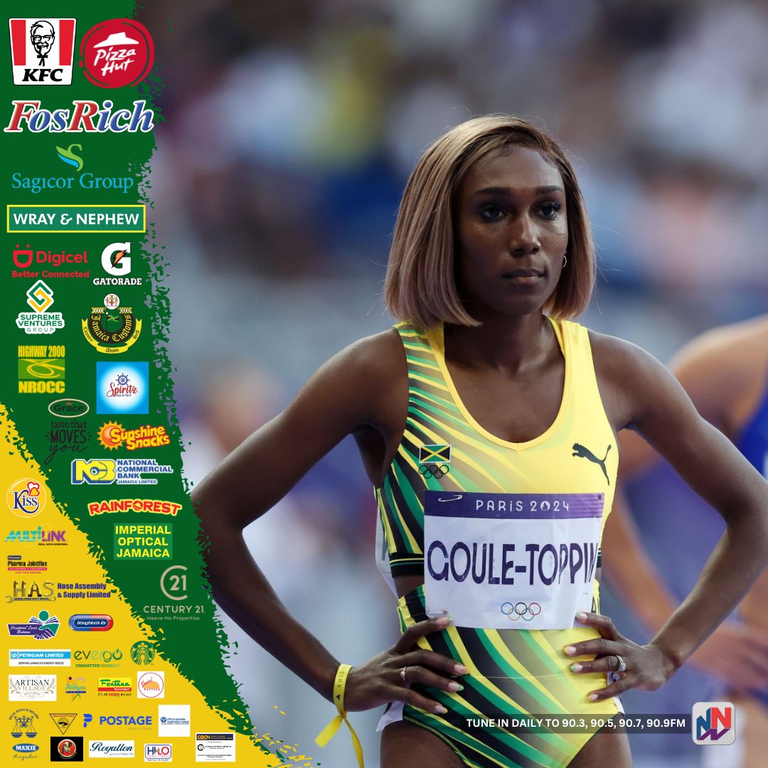 NationwideRadio's tweet image. BREAKING: Jamaica&apos;s management team in Paris will lodge a protest after Natoya Goule-Toppin was bumped with just over 100m to go in her 800m semi-final.

After the bump on the inside of the track, Goule faded to finish sixth in a time of 1.:59.14.