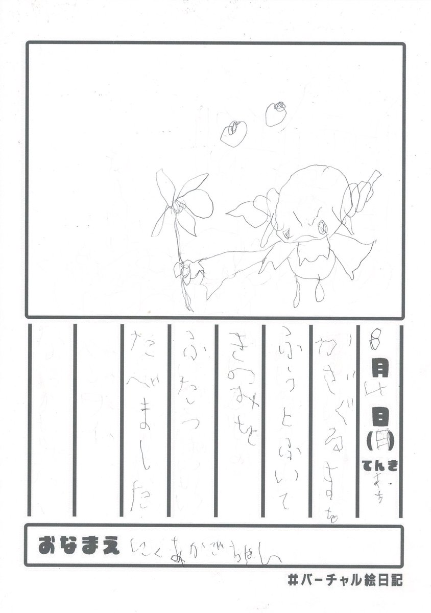 8月4日

#バーチャル絵日記 