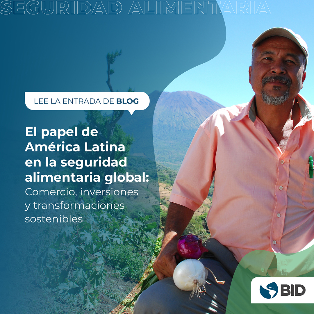 el_BID's tweet photo. 🌾Como principal exportadora neta de alimentos en el mundo, #AmericaLatina y el #Caribe juegan un rol relevante en la lucha contra el hambre para garantizar la #SeguridadAlimentaria. 
¿Qué se necesita? Una nueva agenda de #Comercio e #Inversión. 
Más info: https://t.co/XquDQKEwlg https://t.co/2QQnxK32uf