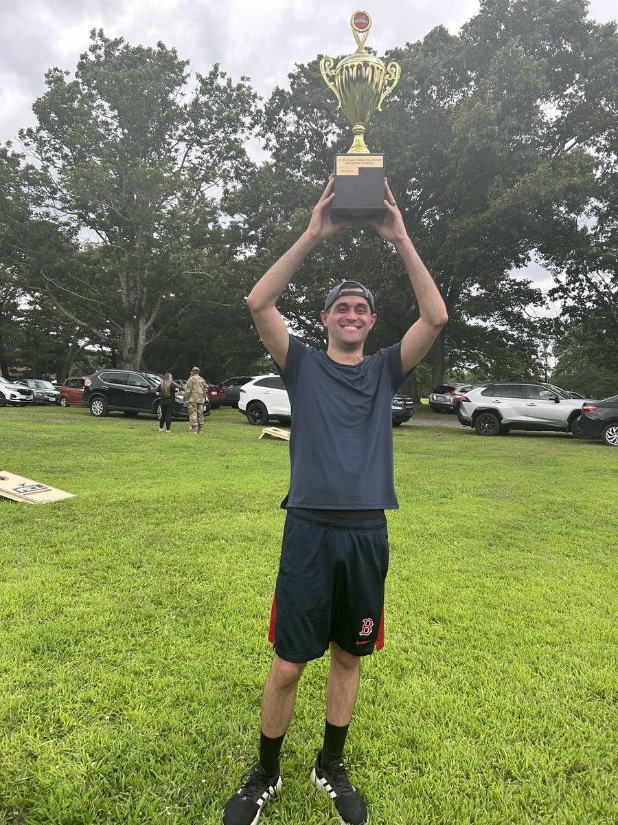 CFBPsycho's tweet photo. YOUR 2024 FSS KICKBALL CHAMPIONS! MPF BEATS SERVICES FOR REVENGE OF LAST YEARS LOSS! Mpf wins 16-14 in 8 innings (extras). Your 2024 fss kickball mvp just call me Ohtani lol. 5-5, 4 home runs 1 double lol 8 RBIโs ๐ #ImSoOutofShape lol . Also goated 2,3 and 4 heart of the lineup https://t.co/BxZRABz65Z