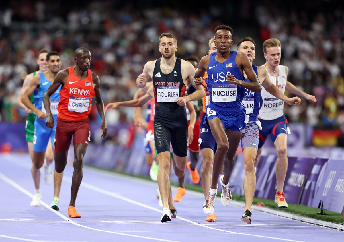 TeamGB's tweet image. See you on Tuesday 👋  

World champion Josh Kerr and Neil Gourley are safely through to the 1500m final.

#Paris2024
