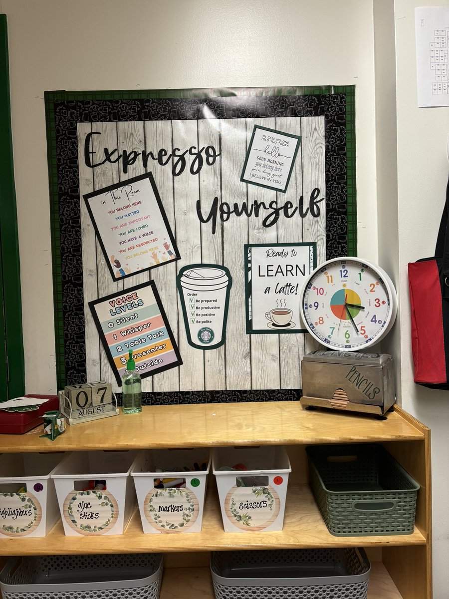 ReadTeaches's tweet image. So excited about my “Friends Meets Starbucks” classroom theme this year. @HumbleISD_TE