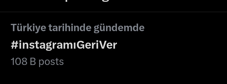 Kimler burada?
Sen yoksan 1 kişi eksiğiz!
Sakın susma!
Sabaha kadar tweet atmaya devam! 
An itibariyle 108.000 tweet atıldı!

#instagramıGeriVer