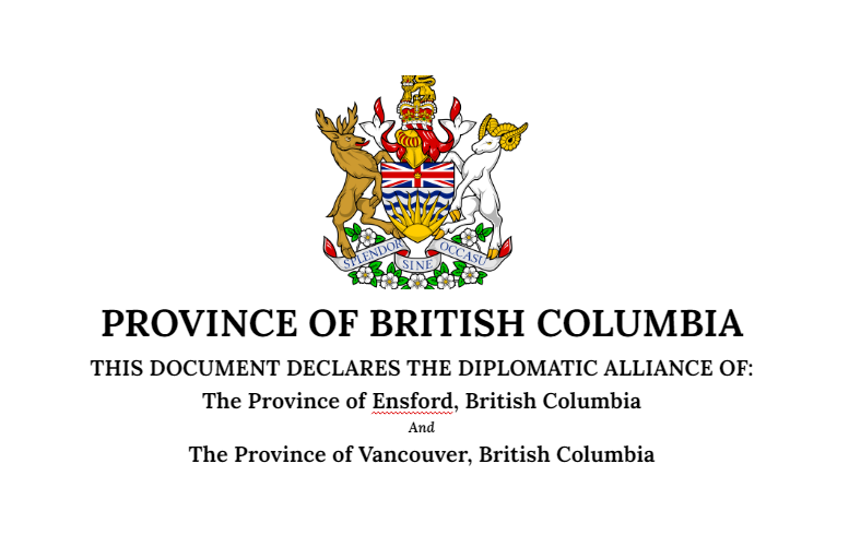 VancouverRoblox's tweet image. What an incredible day today. Ensford and Vancouver have signed a peace treaty. Here are some highlights from today's event.