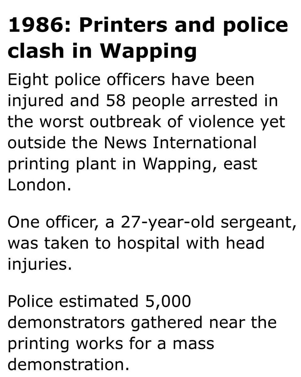 cornwall70001's tweet image. Hi @Keir_Starmer. You took part in the Wapping riots that turned violent. 

Welcome to the Far Right you thug.