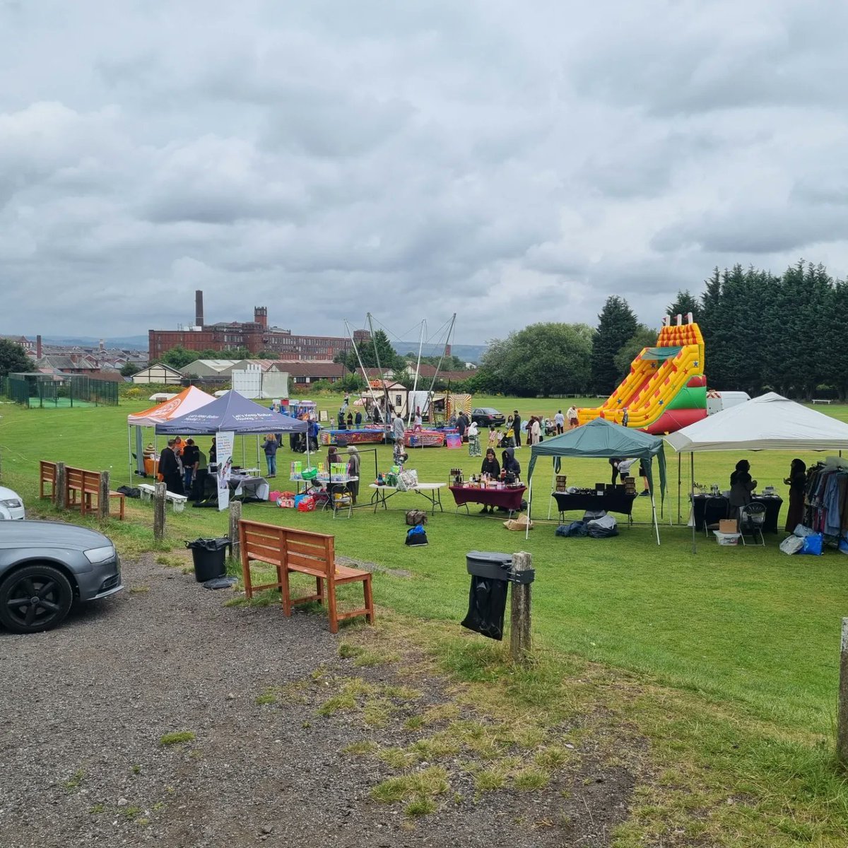 Despite tensions and protests in Bolton and other parts of the UK, the annual community fun day was a great spectacle of different communities just getting on with each other.
Always a success, now in its 11th year, all raising much needed funds for the cricket club, est in 1967.