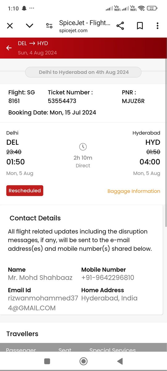 nafa_online's tweet photo. @flyspicejet @DelhiAirport @DGCAIndia Flight Delay without any prior intimation worst Service by @flyspicejet my Customer has First Time Flight Experience in there whole life. But @flyspicejet makes my customer ineffable. https://t.co/xl3eUJLr0A