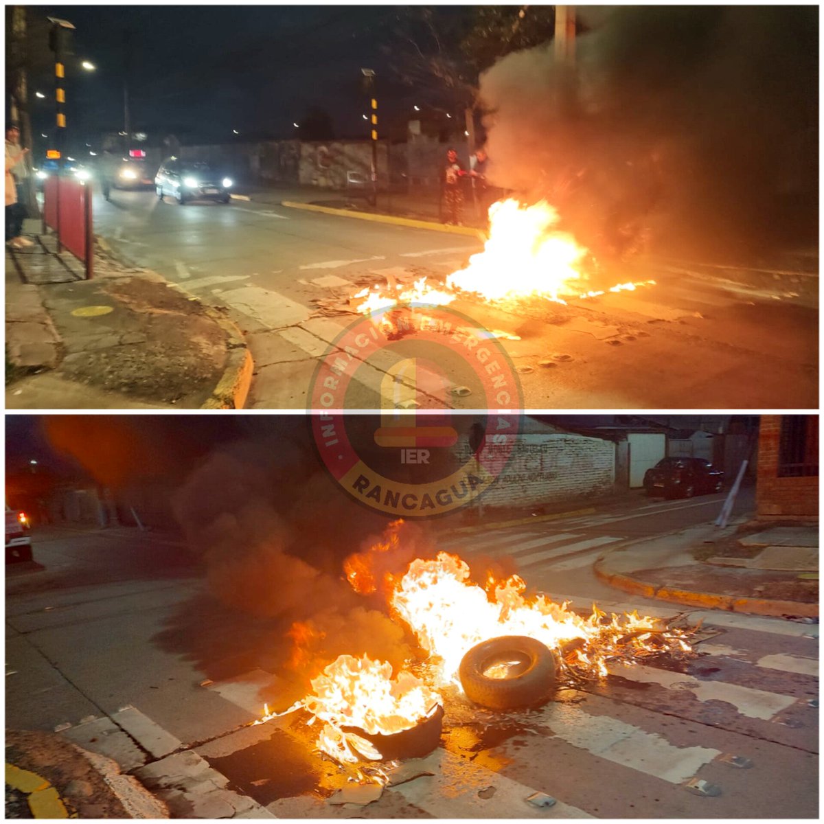 DJ_WALTER's tweet photo. #Rancagua Manifestaciones en Baquedano Lourdes con Chipana. Se encuentran aún sin suministro eléctrico, ninguna respuesta concreta por parte de la compañía, lo que está generando serios inconvenientes para los vecinos. https://t.co/b2dgPqhblT