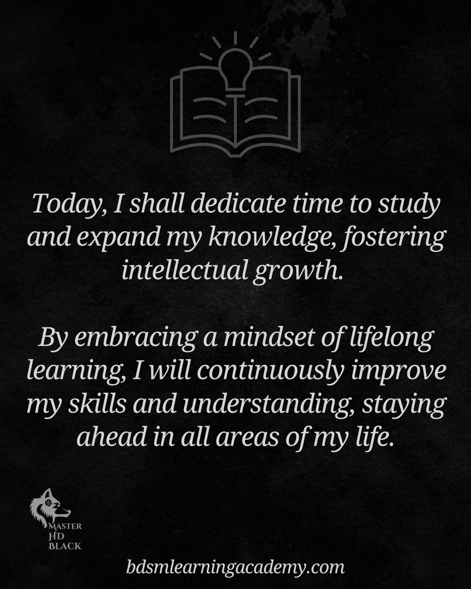 master_HD_Black's tweet photo. ...👇🏽

10 COMMANDMENTS OF A MASCULINE GENTLEMAN DOMINANT

Embracing the pursuit of knowledge: intellectual growth and lifelong learning. 📚🧠

Every day presents an opportunity to expand our understanding. https://t.co/Rm51hBDCXx