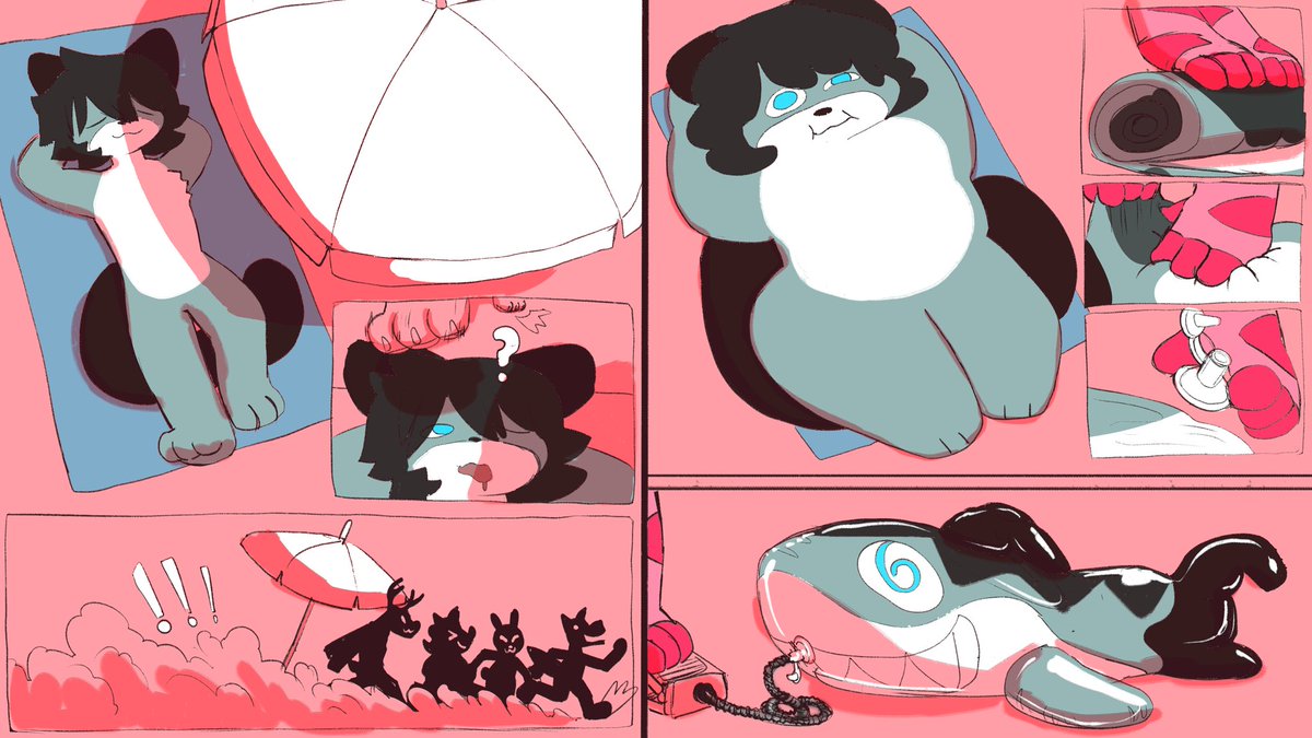 Comic art trade with MarceloTG