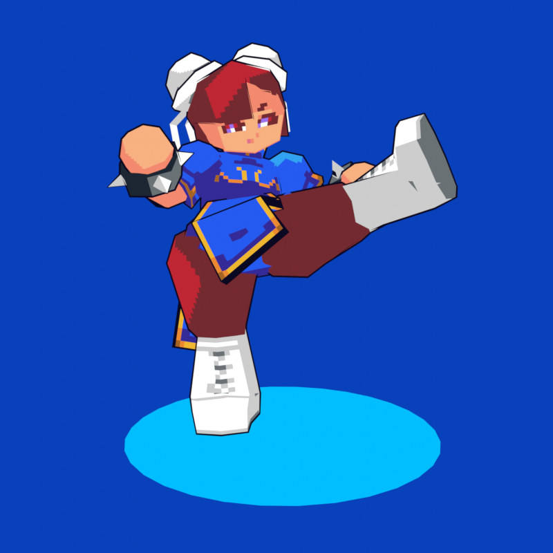 CHUN LI! Low Poly, High Kicks! 🥋