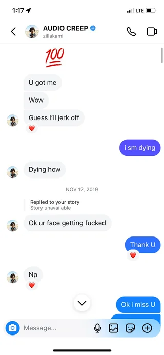RileyTaugor's tweet photo. Yet another set of Zillakami allegations and screenshots dropped https://t.co/sv08Rv0YP5