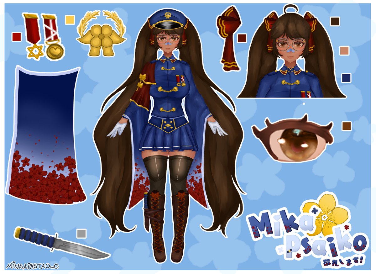 mikasapastaowo's tweet image. AAA thank you for 24 followers! big number!
to celebrate that, here is my official vtuber sheet :D
I&apos;m still trying to save for a model, but I currently have a simpler 3D one I made^^
#vtubersheet #vtubersupportbeam #VTubersart