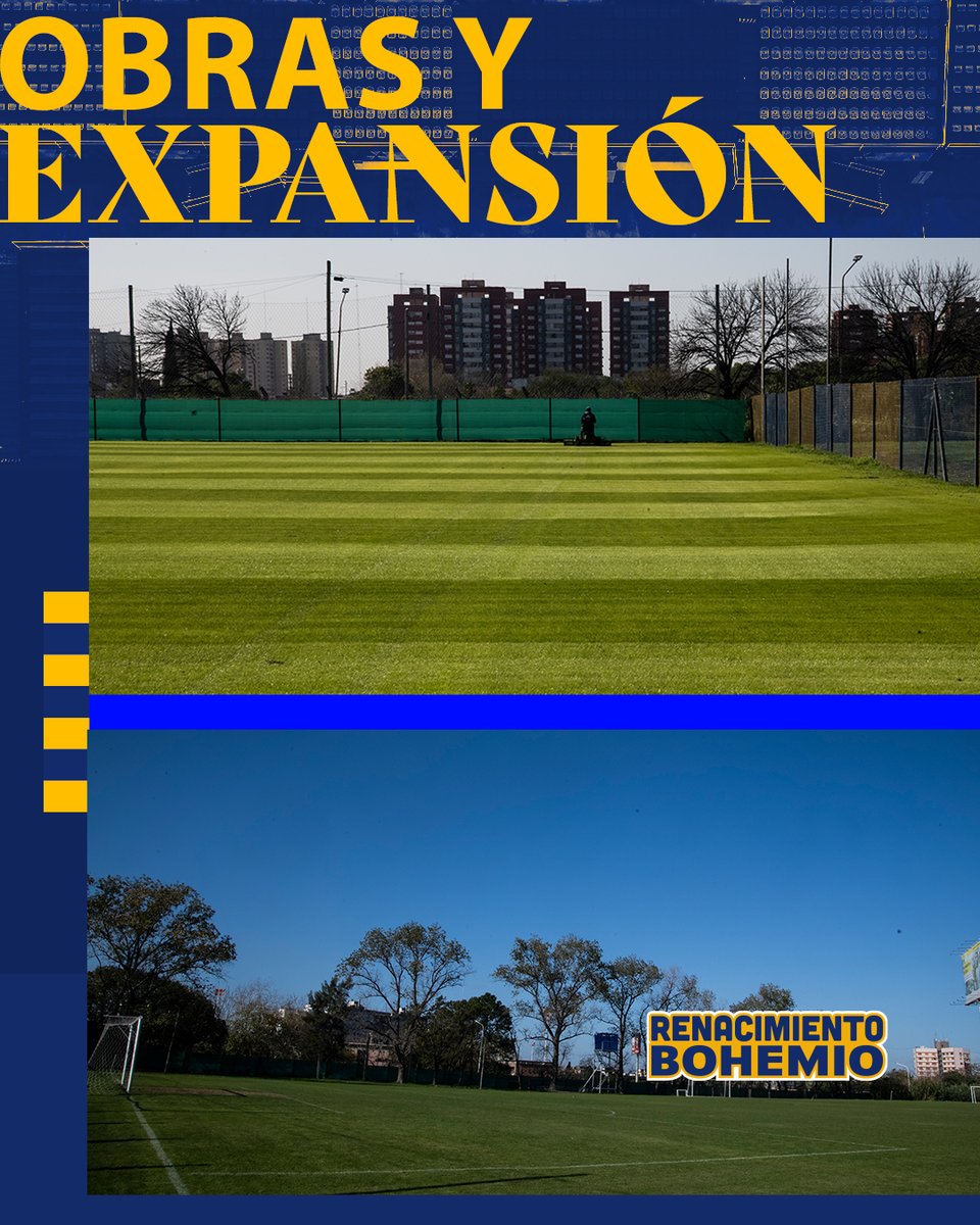 Antes era un predio, hoy es un Centro de Entrenamiento de Alto Rendimiento 🟡🔵

#SigamosEscribiendoLaHistoria