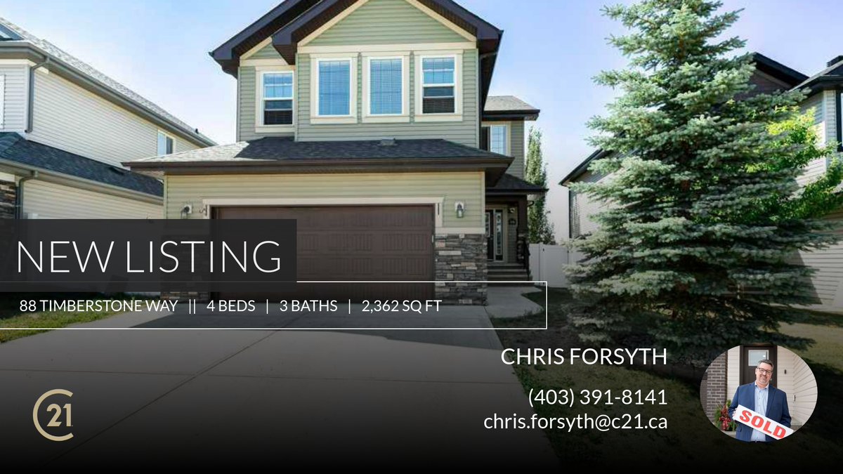 📍 New Listing 📍 Take a look at this fantastic new property that just hit the market located at 88 Timberstone Way in Red Deer. Reach out here or at (403) 391-8141 for more information!

Listed by Christine MacDermid

Chris Forsyt... homeforsale.at/88_TIMBERSTONE…