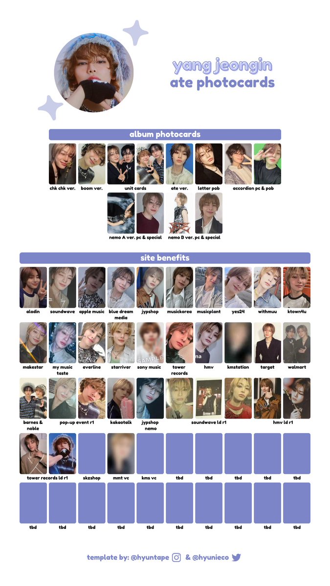 KMG様まとめ stray kids ate site benefits + album pcs 🥠 mmt vc & kms vc added