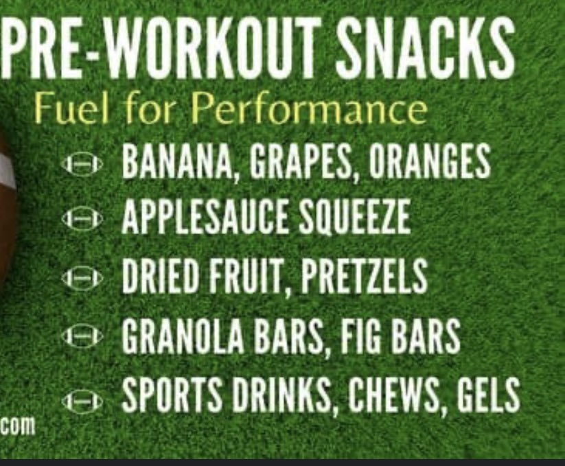 DHSSportsMed20's tweet photo. Tomorrow is the day! Make sure to fuel your bodies well! Get up and eat a good meal and hydrate before coming to practice. Here are some snack ideas! https://t.co/e251a4VFXh