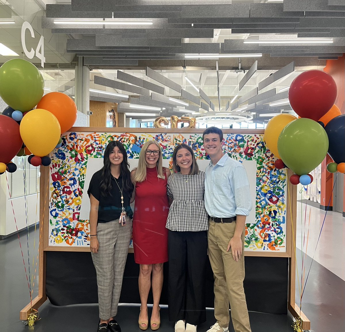 Welcome to Merriam Park! Mrs. Ali Clark, Kindergarten; Miss Siena Meyrer, 2nd and Mr. Lensmeyer, 6th. Also welcome Jackie Regan, social worker and Kelsey Lipnicky, special education (not pictured)