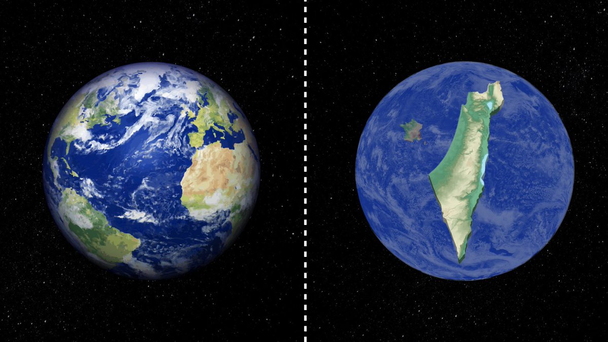 À gauche, la planète Terre vue par Thomas Pesquet.

À droite, la planète Terre vue par Aymeric Caron.