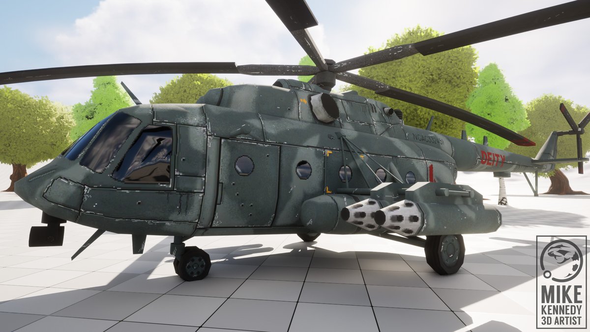 MikeKennedyArt's tweet image. I&apos;ve been messing around a lot in #UnrealEngine the last few days. I *think* moving forward, at least for my #inidegamedev stuff, I think I&apos;m going to stick with this retro/unfiltered style for my future projects. 🧵