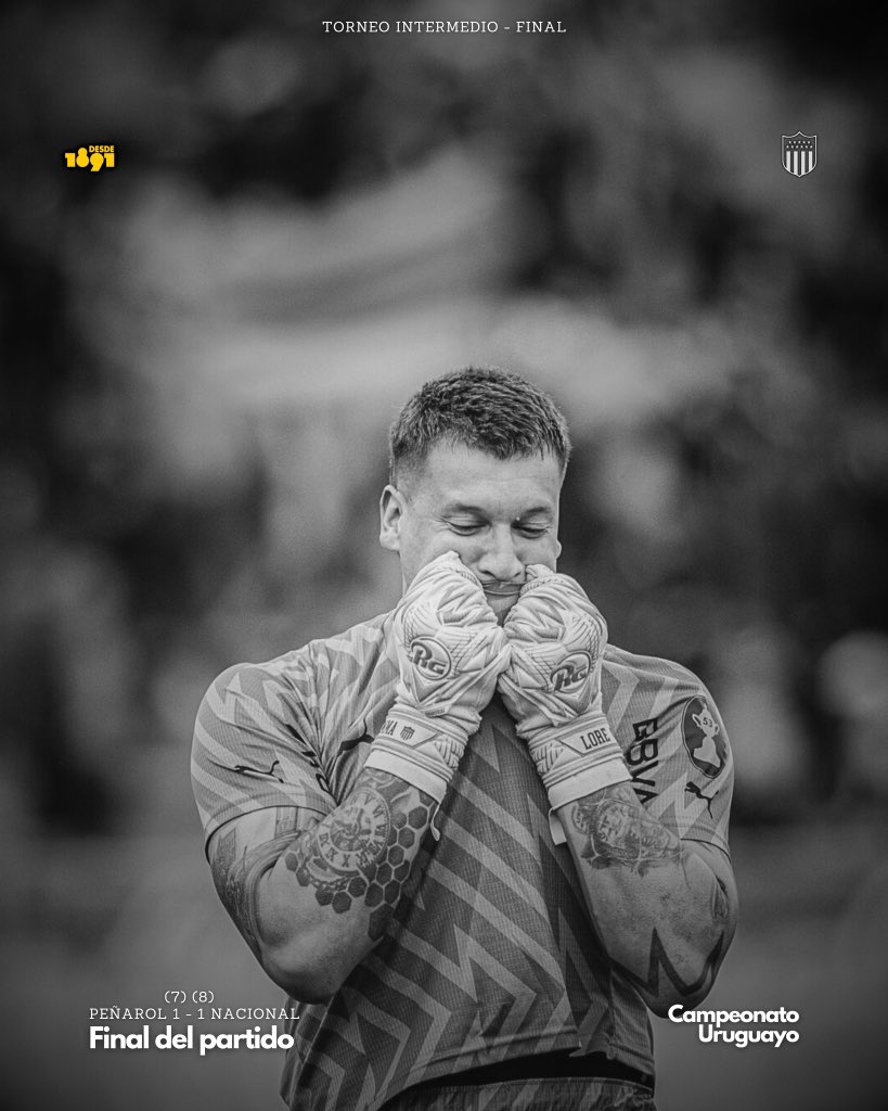 #PEÑAROL pierde el Torneo Intermedio por penales.