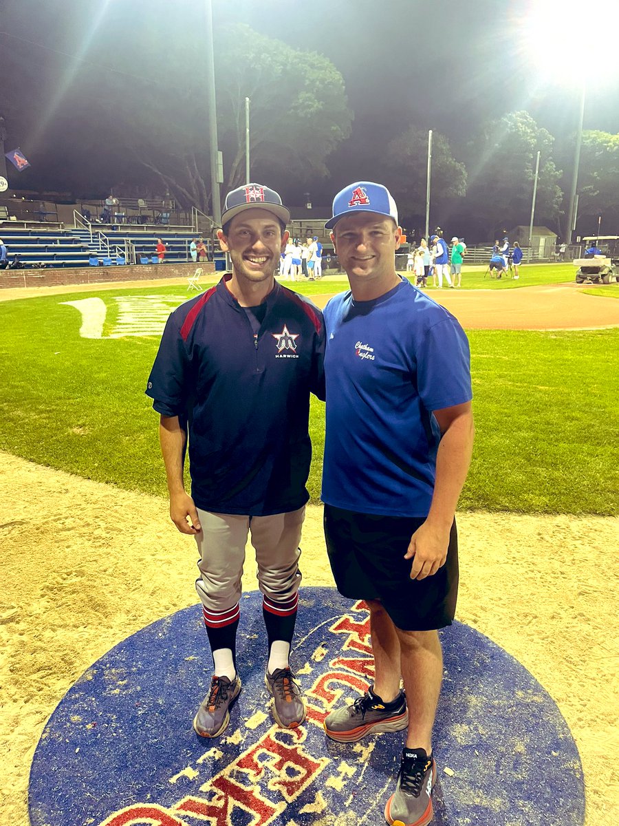 Brock_Riley's tweet photo. Always good to be back. @OfficialCCBL @ChathamAnglers https://t.co/18oUOpqmG3