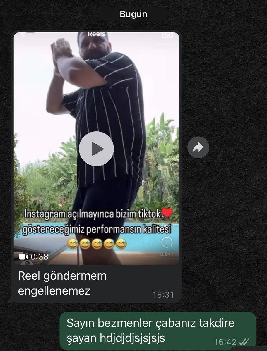 VPN kullanmayınca wp’den eğlendiriliyorum tenküüü 💃🏽
