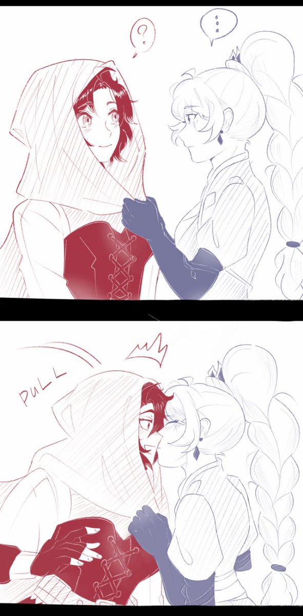 gogirl_0's tweet photo. ☺️😳

#whiterose #RWBY https://t.co/a7dWvumjXh