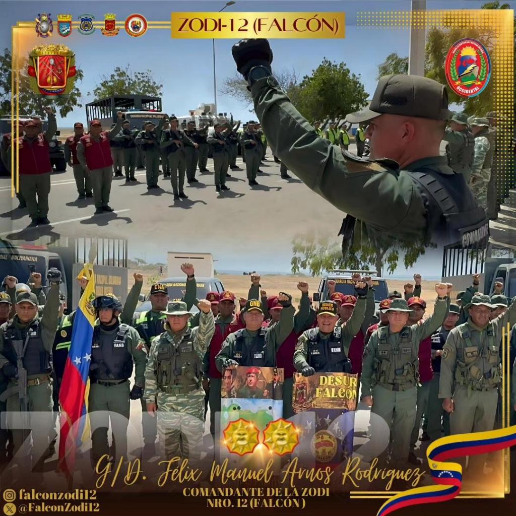 Desde la #ZODI12 el GD <a href="/ARNOSF/">GD. Félix Arnos Rodríguez</a> realizó un significativo acto en conmemoración del 87° aniversario de la Gloriosa #GNB expresando a hombres y mujeres soldados todos, el orgullo de ser un digno representante de este importante componente para nuestra patria.
¡El Honor es su divisa!