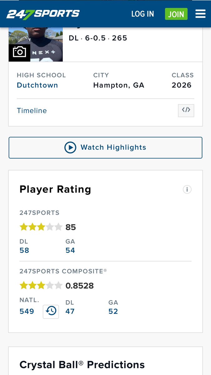 Blessed to be ranked as the 47th DL In the country by the 247sports composite!! #Alwaysgrinding
<a href="/DutchtownFB1/">Dutchtown Bulldogs FB🐶</a> <a href="/niketaq/">Coach “Blizzy” Niketa Battle</a> <a href="/CoachCarswell/">Gregory Carswell 👐🏿👣</a> <a href="/CoachBeck56/">CORY BECK 🦅🏈</a> <a href="/DukestheScoop/">Phillip Dukes</a> <a href="/BigSkippin_75/">Coach Jordan Harris</a>