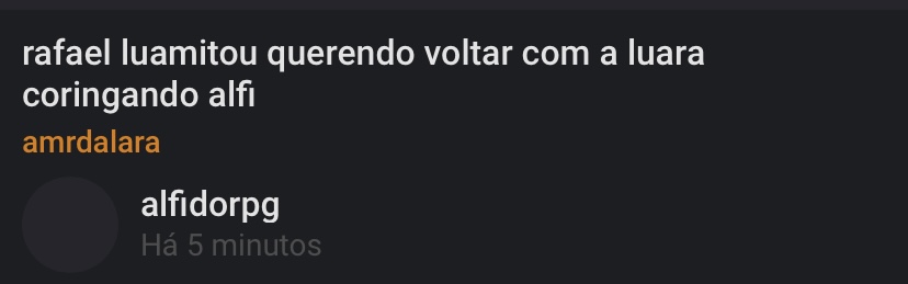 alfidorpg's tweet image. esqueceu de tirar do anônimo luarinha