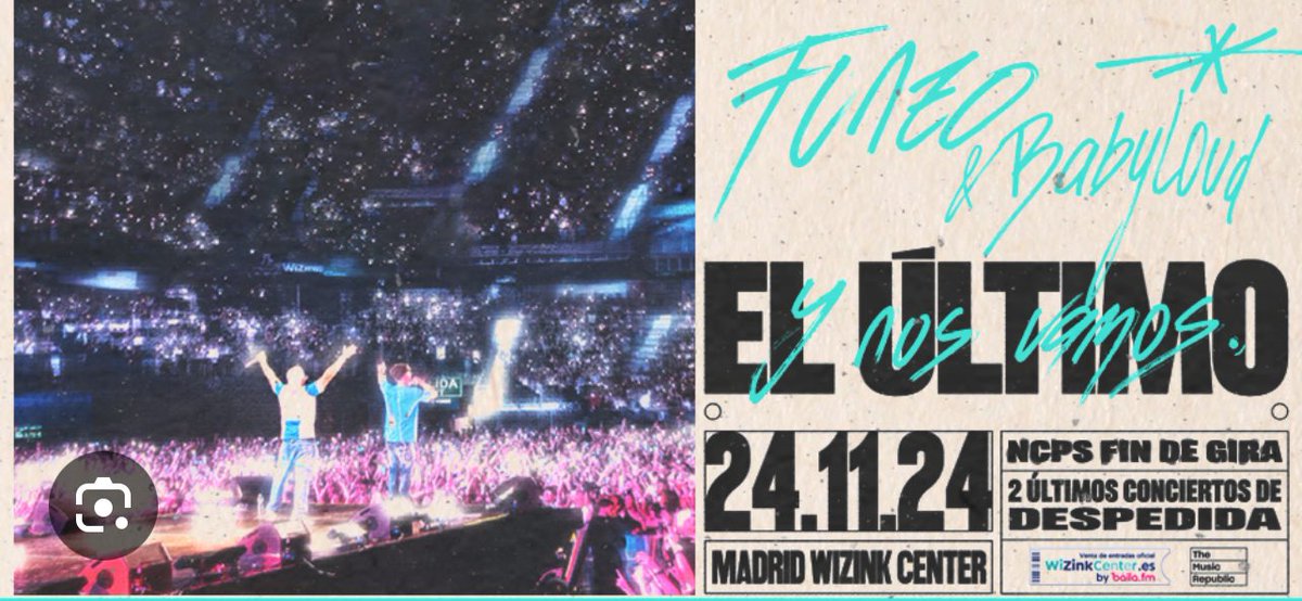 albertodg9's tweet photo. Vendo 6 entradas para el concierto de funzo &amp; baby lound en Madrid para el 24 de noviembre en sector 7, planta 4. Para más información háblame por MD.
#funzo #concierto #conciertofunzo #funzoconcierto #conciertofunzoybabylound
#entradasfunzo 
#24denoviembre https://t.co/E5blW7nif1