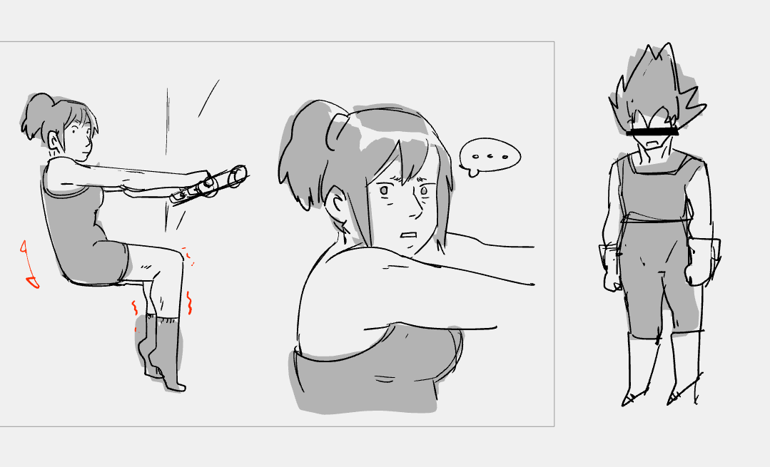 doing chair exercises in barre when i looked in the mirror and realized my outfit resembled a certain character 