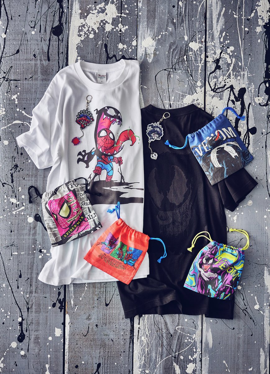 スパイダーマン #ヴェノム アイテムが登場🕷 ☑夏の必需品👕Tシャツ