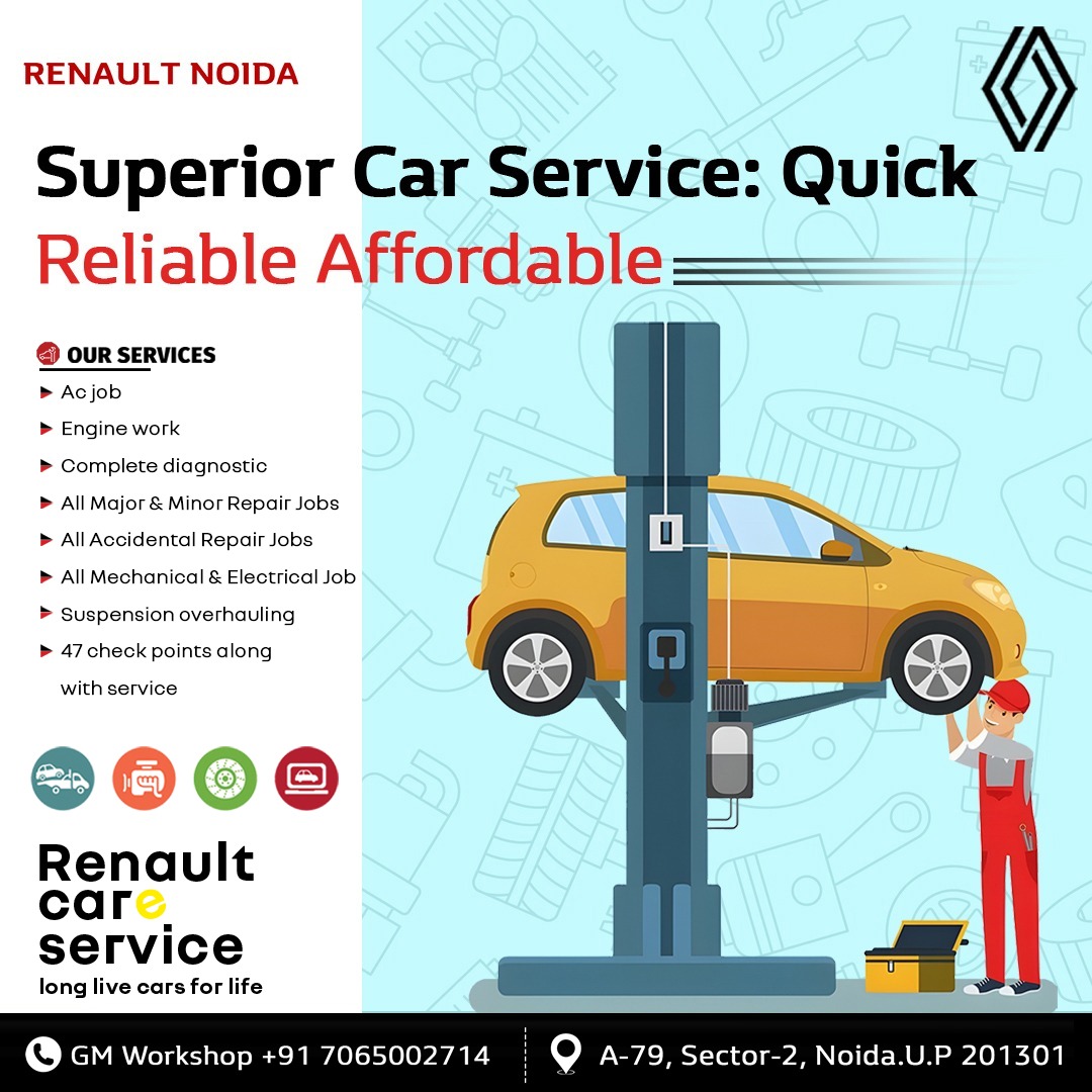 RenaultNoida's tweet photo. ✨ Your ultimate destination for unparalleled car service excellence is here! At 𝗥𝗲𝗻𝗮𝘂𝗹𝘁 𝗡𝗼𝗶𝗱𝗮 𝗦𝗲𝗰-2 𝘄𝗼𝗿𝗸𝘀𝗵𝗼𝗽, we're committed to providing top-notch service for your Renault vehicle.🚘

.
👉 Book your service appointment today at : 📞 07065002714 https://t.co/42j6OW1XtE