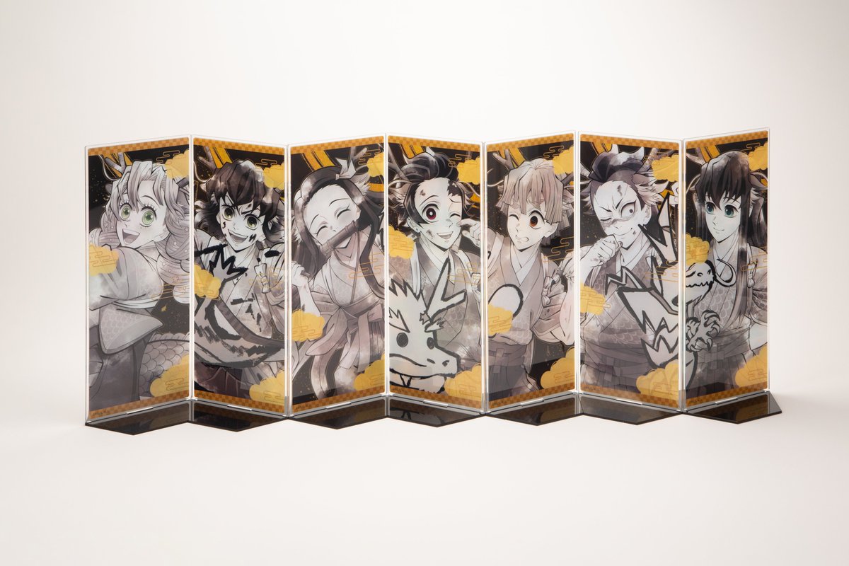鬼滅の刃 後夜祭 辰年 屏風アクリルパネル 柱9点セット 未開封品 GUL40TxW8AAaqjz.jpg