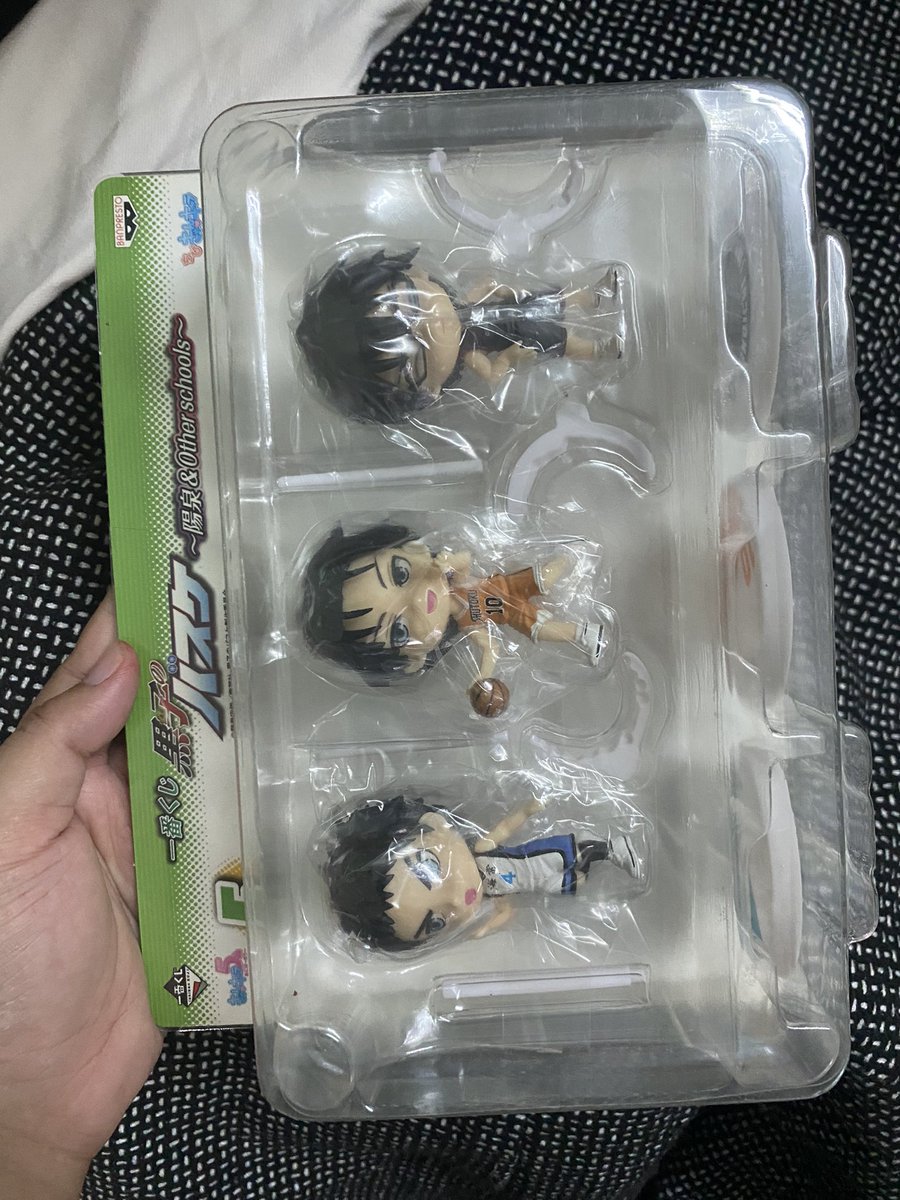 BiampMp's tweet image. Kasamatsu Takao Imayoshi Point Break Chibi Kyun Figure Set Kuroko's Basketball
มือ 1 ไม่แกะ

เซ็ตละ 150.- ส่งฟรี 
มีแถมสุ่มแท้ให้ด้วยค้าบ

#ตลาดนัดคุโรโกะ #ตลาดนัดครก  #ตลาดนัดkuroko #kuroko #คุโรโกะ