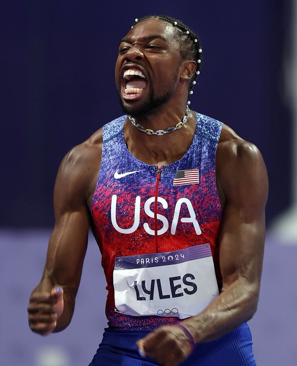 My new obsession is <a href="/LylesNoah/">Noah Lyles, OLY</a> manifestation king🏅