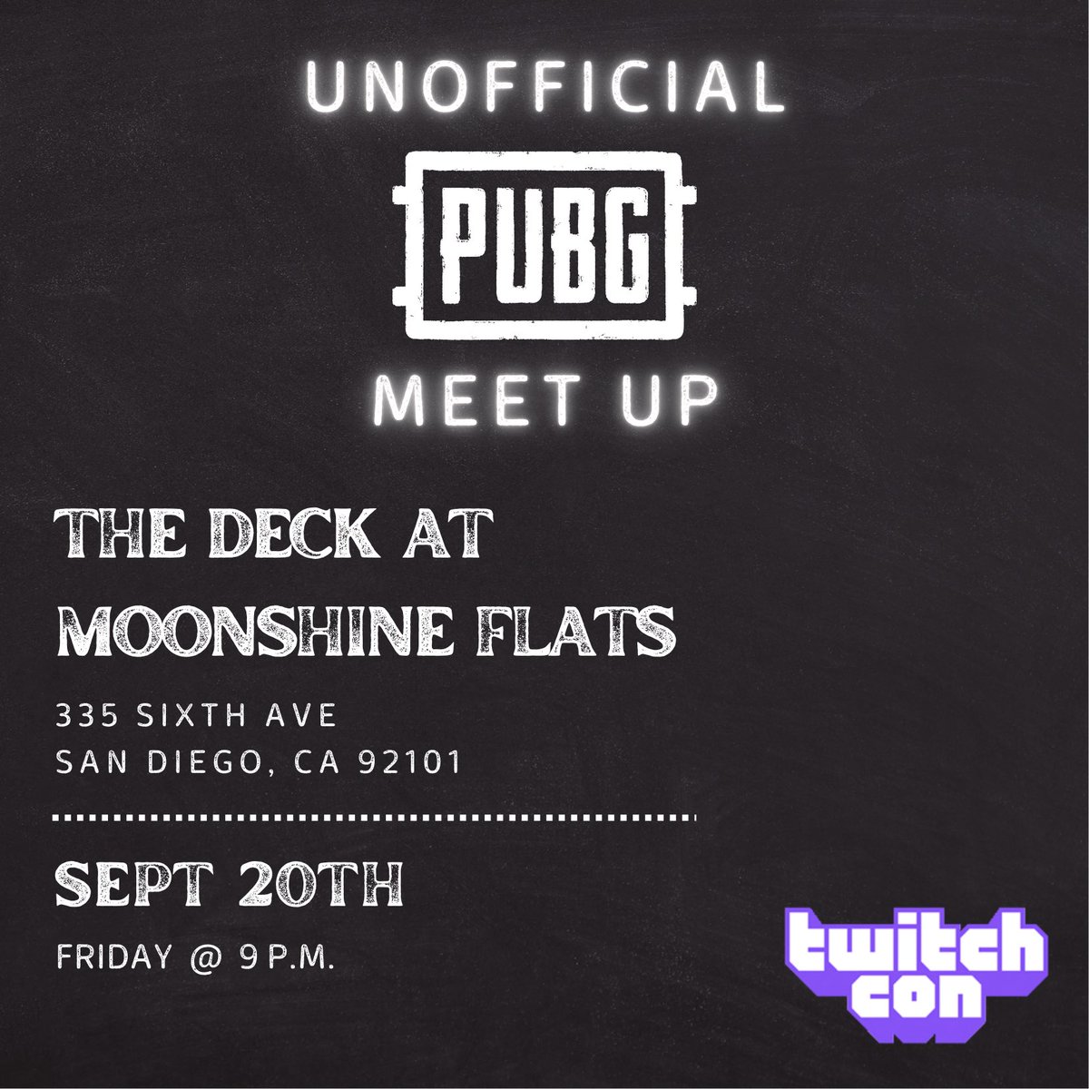 💥💥💥2024 OFFICIAL UNOFFICIAL PUBG MEETUP💥💥💥

Friday September 20th @ 9pm

Last year was a huge turn out! Let’s do it again!!!  🩷🙌