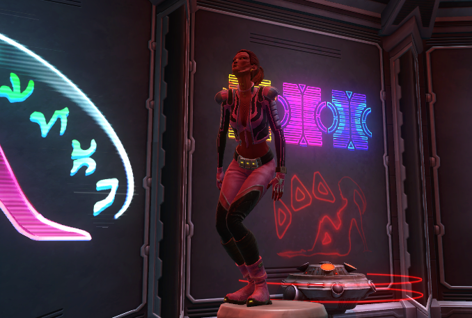 ArtsHellebore's tweet photo. @SWTOR #swtor - Mantelllian Privateer is an underrated but fantastic jacket (Currently 80% off on the CM). This is my #bratcore dance outfit.
Dye: Black & Dark Pink
Shades: High Roller
Gloves: Naga Saddow
Belt: Gifted Shadow
Pants: Ancient Ossan
Wrists & Boots: PvP Season Rewards https://t.co/GXfHwazeGE
