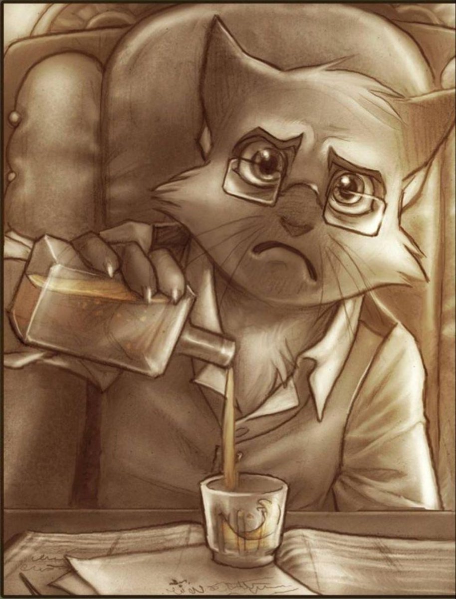 Day423♧
#lackadaisy #LackadaisyCats #boozecats #lackadaisycomic #lackadaisywick