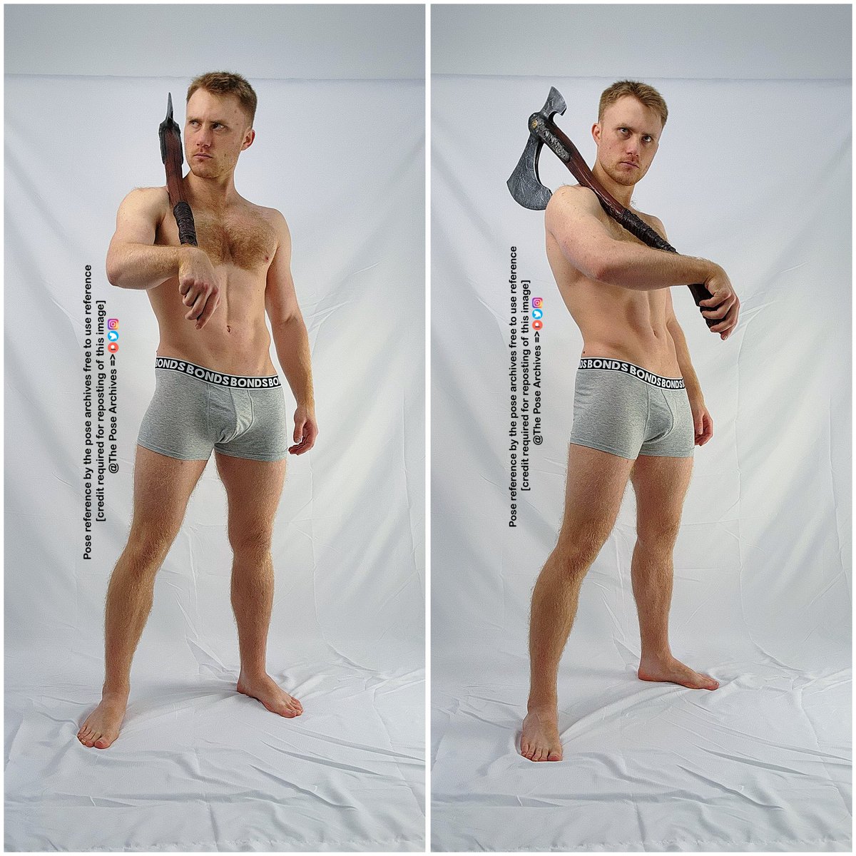theposearchives's tweet image. New poses!✏️ Some more teasers from the upcoming Battle Axe Pose Pack!

Standing/battle axe/weapon