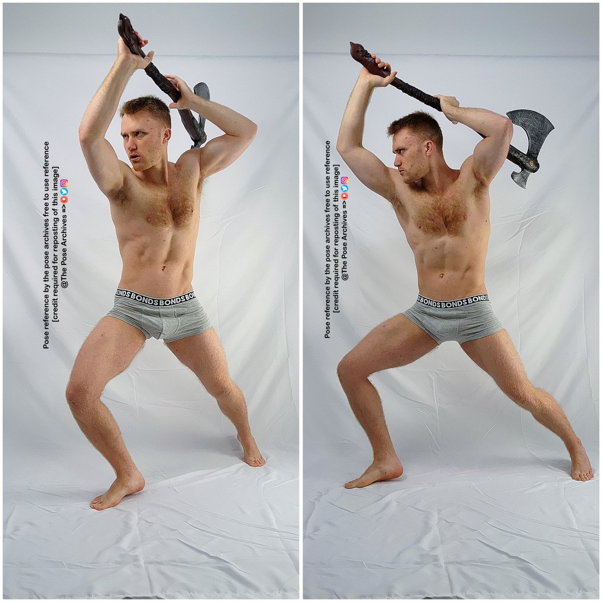 theposearchives's tweet image. New poses!✏️ Some more teasers from the upcoming Battle Axe Pose Pack!

Standing/battle axe/weapon