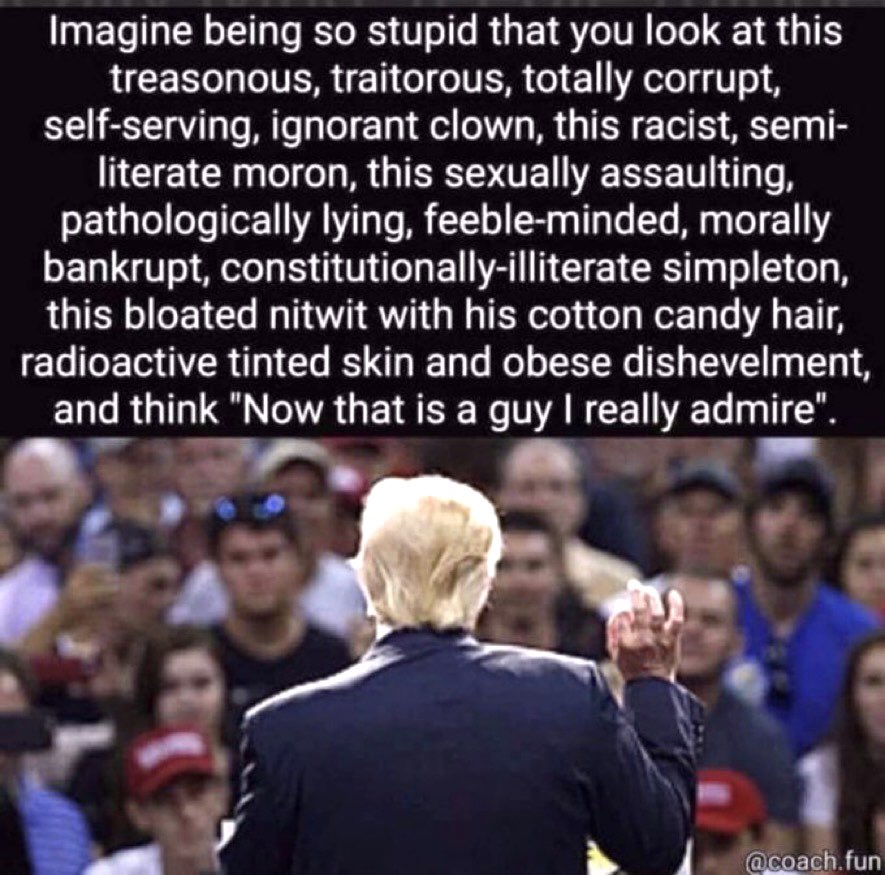 seektruth356's tweet photo. @GOP Just words to get votes. Google his track record of racism.  @CNN https://t.co/jms6Jb7GuJ