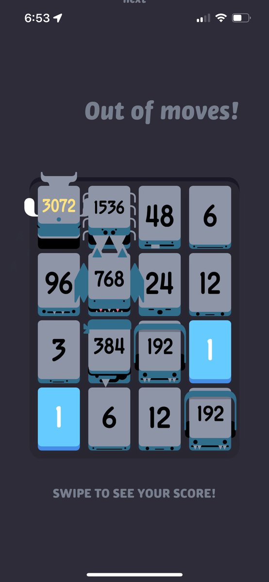 MatthewMutnick's tweet photo. 8 months later…one move away from beating Threes https://t.co/CPulC3EaIy