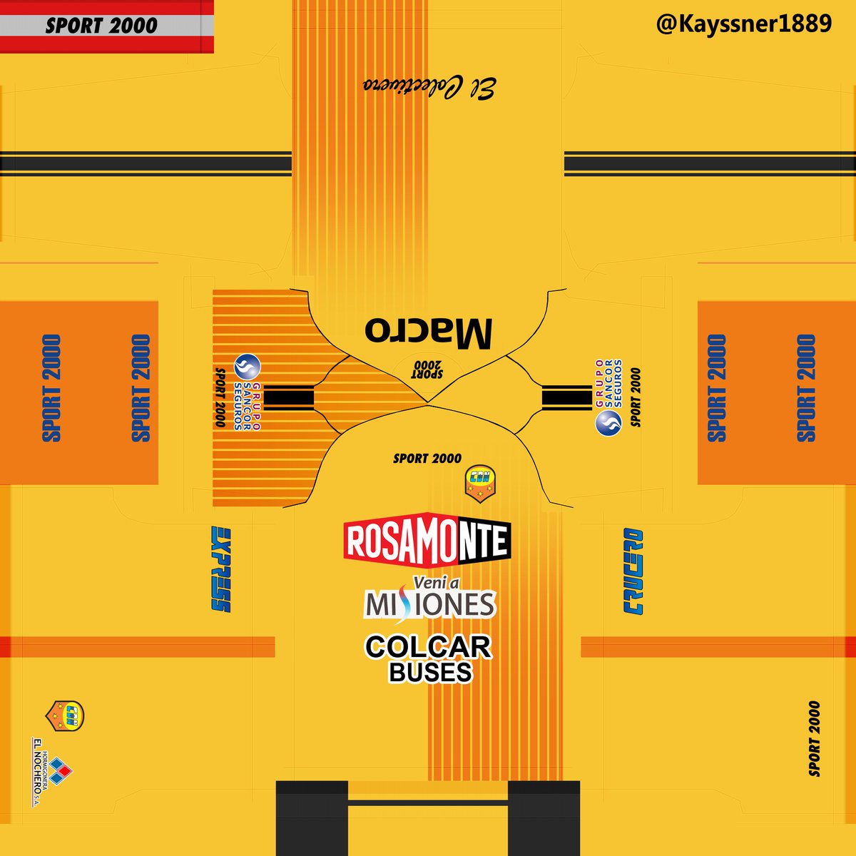 Kayssner1889's tweet photo. Kits Crucero del Norte ( 2015 ) primera división #Kitmaker #KitRetro #PES #CrucerodelNorte
Link---> https://t.co/39yK3Im8yT https://t.co/d1aNuiXhFY